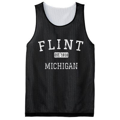 Flint Michigan Mi Vintage Mesh Reversible Basketball Jersey Tank
