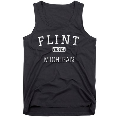 Flint Michigan Mi Vintage Tank Top