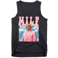 Funny Milf Man I Love Felons Trump President Supporters 2024 Tank Top