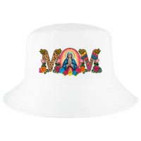 Floral Mom Mother Mary Leopard Rainbow Pattern Cool Comfort Performance Bucket Hat