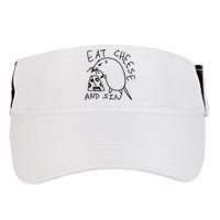 Funny Mouse Meme Eat Cheese And Sin Rat Gift Adult Drive Performance Visor