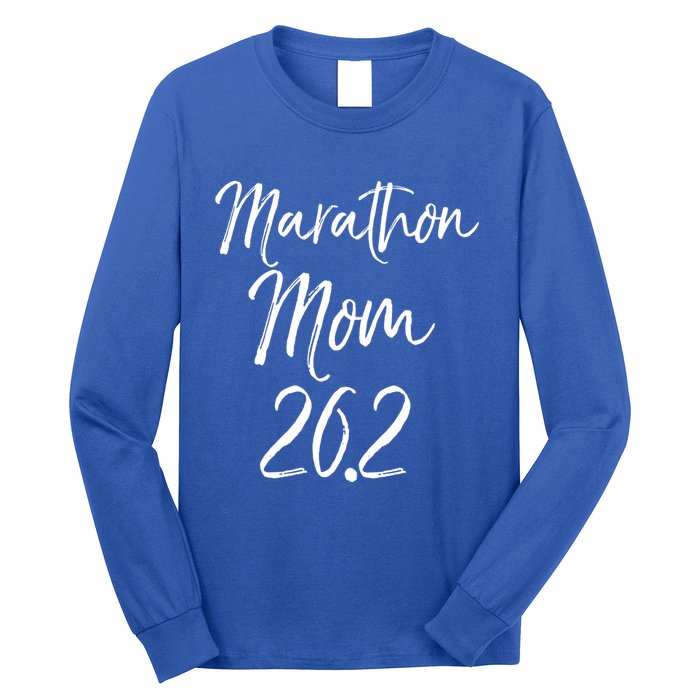 Funny Mother's Marathon Running Gift Marathon Mom 26 2 Gift Long Sleeve Shirt