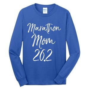 Funny Mother's Marathon Running Gift Marathon Mom 26 2 Gift Tall Long Sleeve T-Shirt