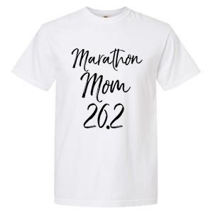 Funny Mother's Marathon Running Gift Marathon Mom 26 2 Gift Garment-Dyed Heavyweight T-Shirt