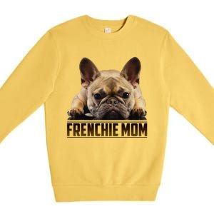 Frenchie Mom Mother's Day For French Bulldog Mom Premium Crewneck Sweatshirt