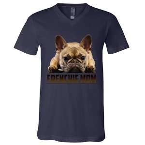 Frenchie Mom Mother's Day For French Bulldog Mom V-Neck T-Shirt