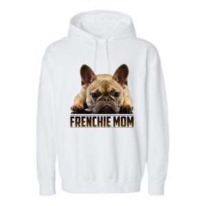 Frenchie Mom Mother's Day For French Bulldog Mom Garment-Dyed Fleece Hoodie