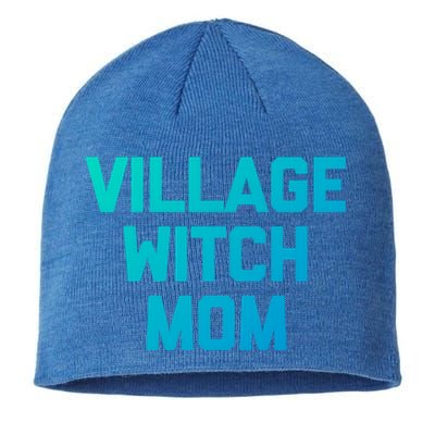 Funny Mom Meaningful Gift: Village Witch Mom Gift Funny Saying Mom Gift Sustainable Beanie