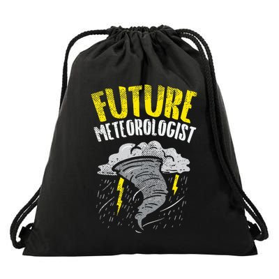 Future Meteorologist Meteorology Weatherman Drawstring Bag