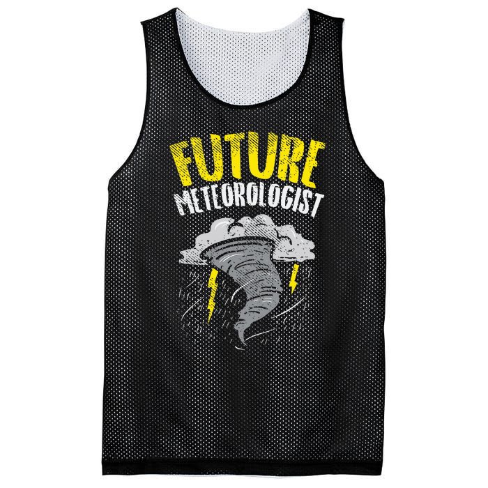 Future Meteorologist Meteorology Weatherman Mesh Reversible Basketball Jersey Tank