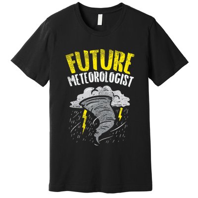 Future Meteorologist Meteorology Weatherman Premium T-Shirt