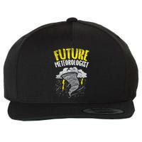 Future Meteorologist Meteorology Weatherman Wool Snapback Cap