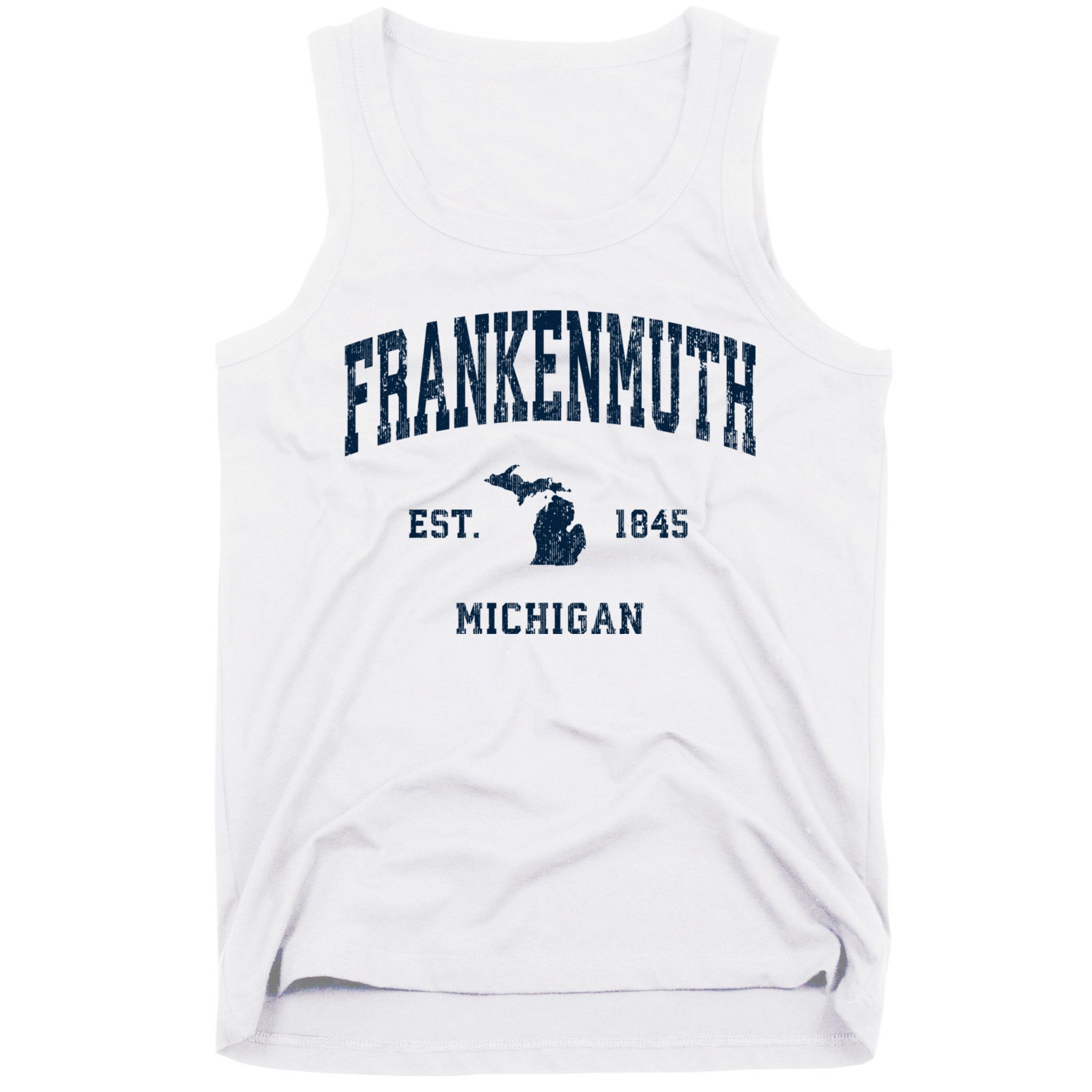 Frankenmuth Michigan Mi Vintage Athletic Tank Top