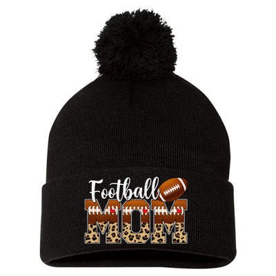 Football Mama Mom Mother MotherS Day Cheering Boy Sport Pom Pom 12in Knit Beanie