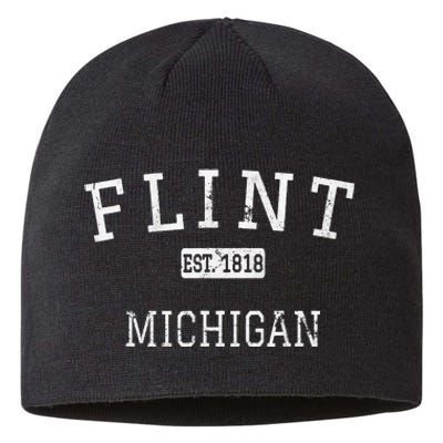 Flint Michigan MI Vintage Sustainable Beanie