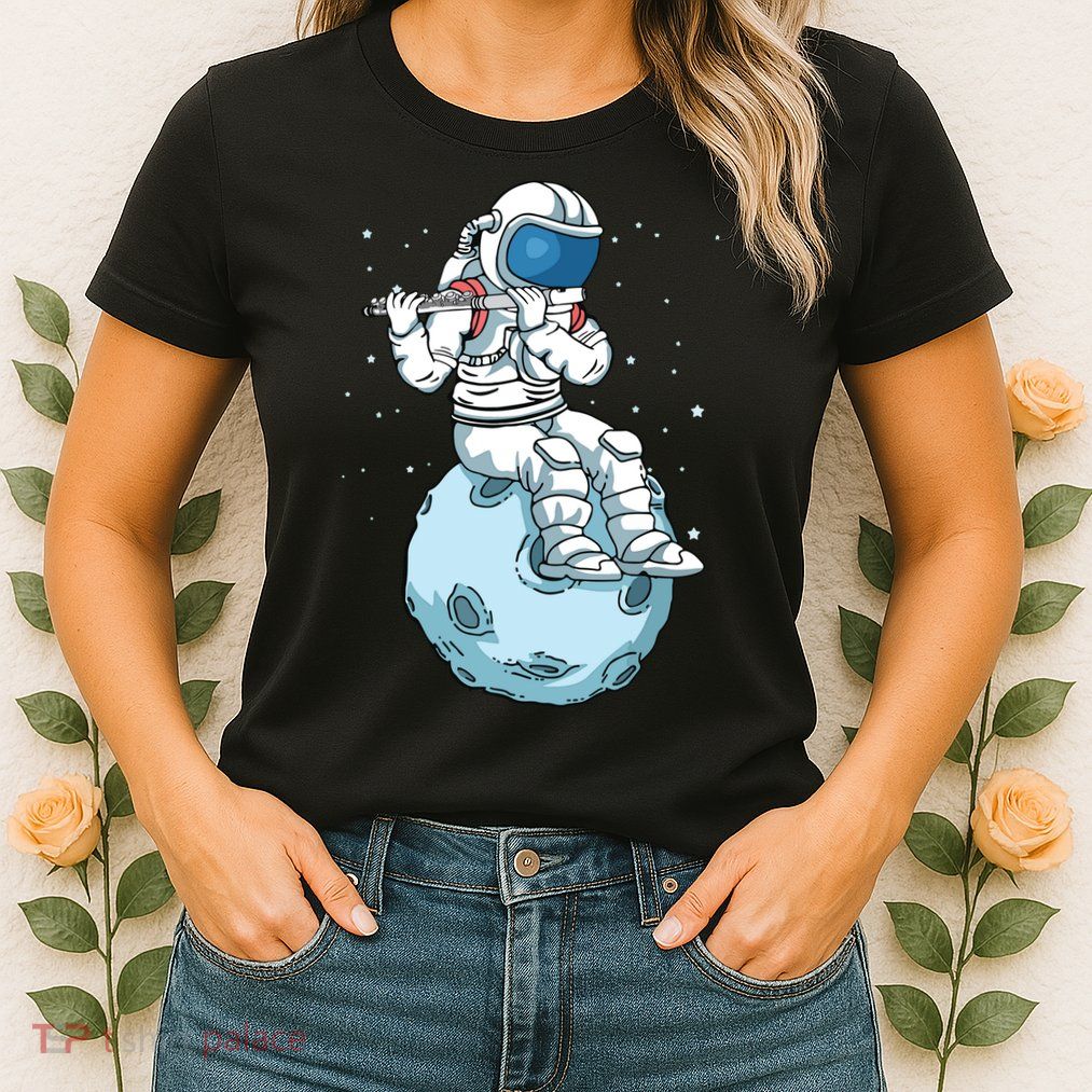 Flutist Musician Men Women Musician Transverse Flute Womens T-Shirt