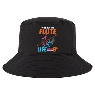 Flutist Musician Musical Instrument Flute Cool Comfort Performance Bucket Hat