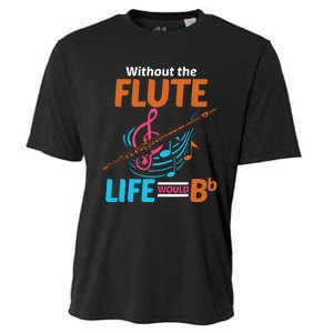 Flutist Musician Musical Instrument Flute Cooling Performance Crew T-Shirt