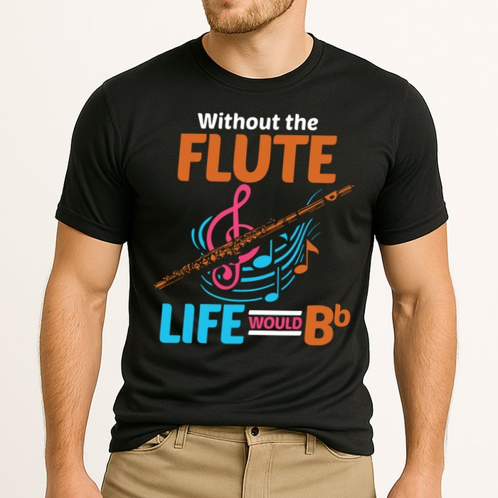 Flutist Musician Musical Instrument Flute Cooling Performance Crew T-Shirt