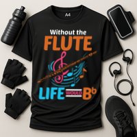 Flutist Musician Musical Instrument Flute Cooling Performance Crew T-Shirt