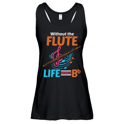 Flutist Musician Musical Instrument Flute Ladies Essential Flowy Tank