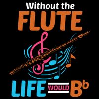 Flutist Musician Musical Instrument Flute 16 in Basic Backpack