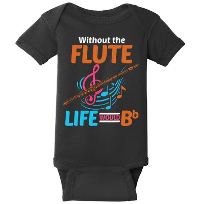 Flutist Musician Musical Instrument Flute Baby Bodysuit