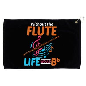 Flutist Musician Musical Instrument Flute Grommeted Golf Towel