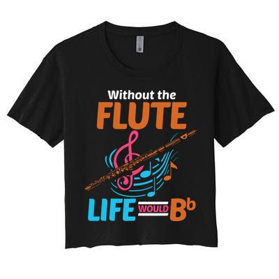 Flutist Musician Musical Instrument Flute Crop Top