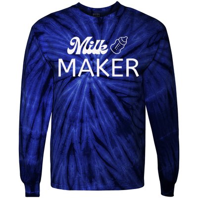 Funny Mama Milk Maker Perfect Gift For Mother Tie-Dye Long Sleeve Shirt