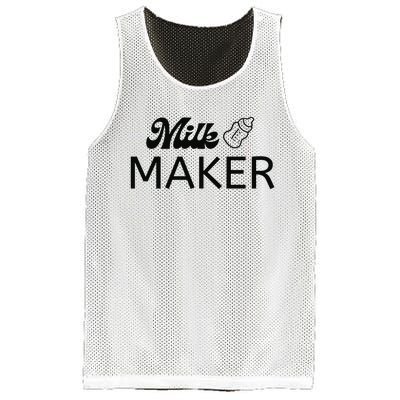 Funny Mama Milk Maker Perfect Gift For Mother Mesh Reversible Basketball Jersey Tank