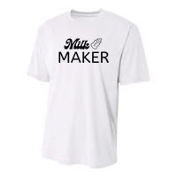 Funny Mama Milk Maker Perfect Gift For Mother Youth Performance Sprint T-Shirt