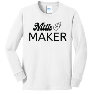 Funny Mama Milk Maker Perfect Gift For Mother Kids Long Sleeve Shirt