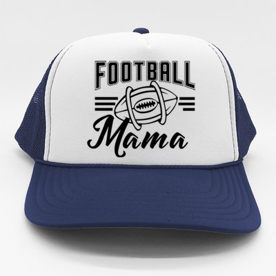 Football Mama Mom High School College Season Funny Gift Trucker Hat