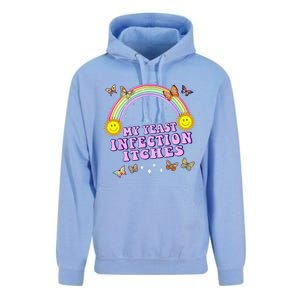 Funny Meme My Yeast Infection Itches Weird Humor Offensive Unisex Surf Hoodie