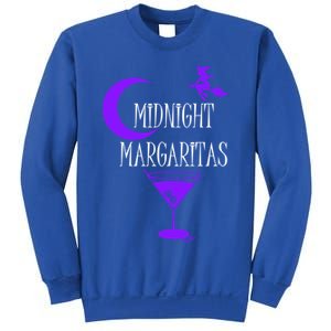 Funny Midnight Margaritas Gift Witch Halloween Ing Gift Sweatshirt