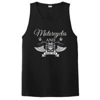 Funny Makeup Motorcycle Riding  Gift Mascara Biker PosiCharge Competitor Tank