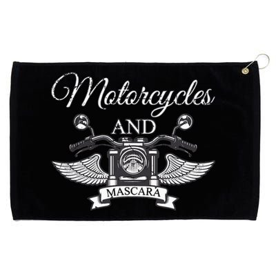 Funny Makeup Motorcycle Riding  Gift Mascara Biker Grommeted Golf Towel