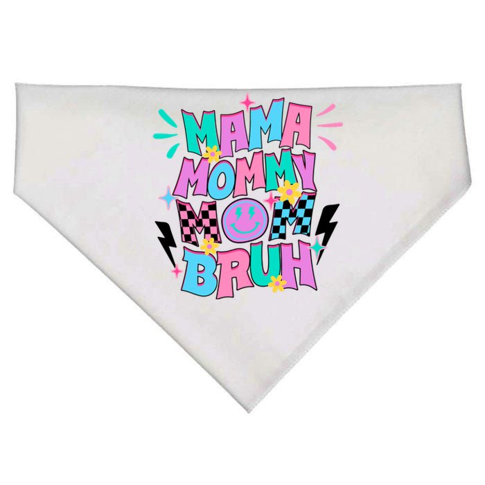 Funny Mama Mommy Mom Bruh USA-Made Doggie Bandana