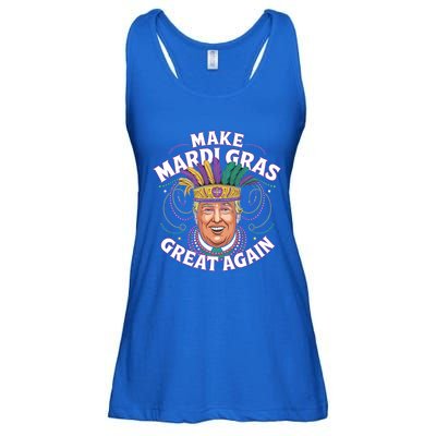 Funny Make Mardi Gras Great Again Mardi Gras Trump 2025 Gift Ladies Essential Flowy Tank