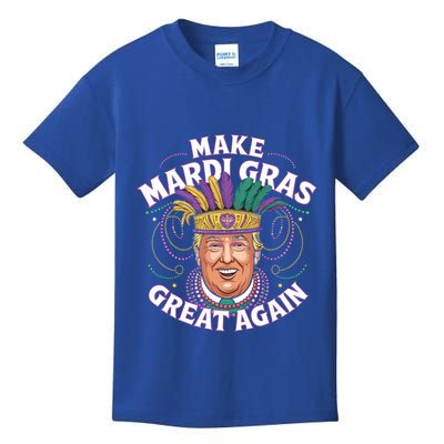 Funny Make Mardi Gras Great Again Mardi Gras Trump 2025 Gift Kids T-Shirt