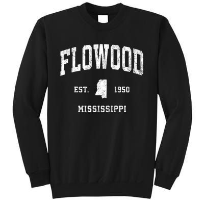 Flowood Mississippi Ms Vintage Athletic Sports Sweatshirt