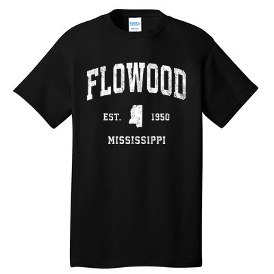 Flowood Mississippi Ms Vintage Athletic Sports Tall T-Shirt