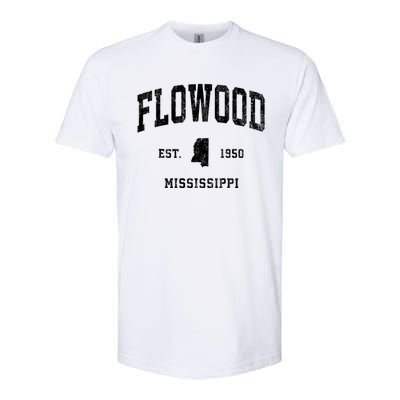 Flowood Mississippi Ms Vintage Athletic Sports Softstyle CVC T-Shirt