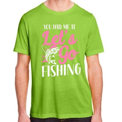 Fishing Mom Mother Cool Gift Adult ChromaSoft Performance T-Shirt