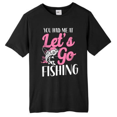 Fishing Mom Mother Cool Gift Tall Fusion ChromaSoft Performance T-Shirt