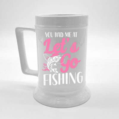 Fishing Mom Mother Cool Gift Beer Stein