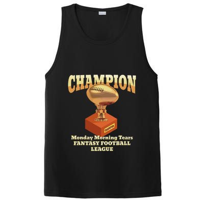 Funny Monday Morning Tears Fantasy Football Champion PosiCharge Competitor Tank