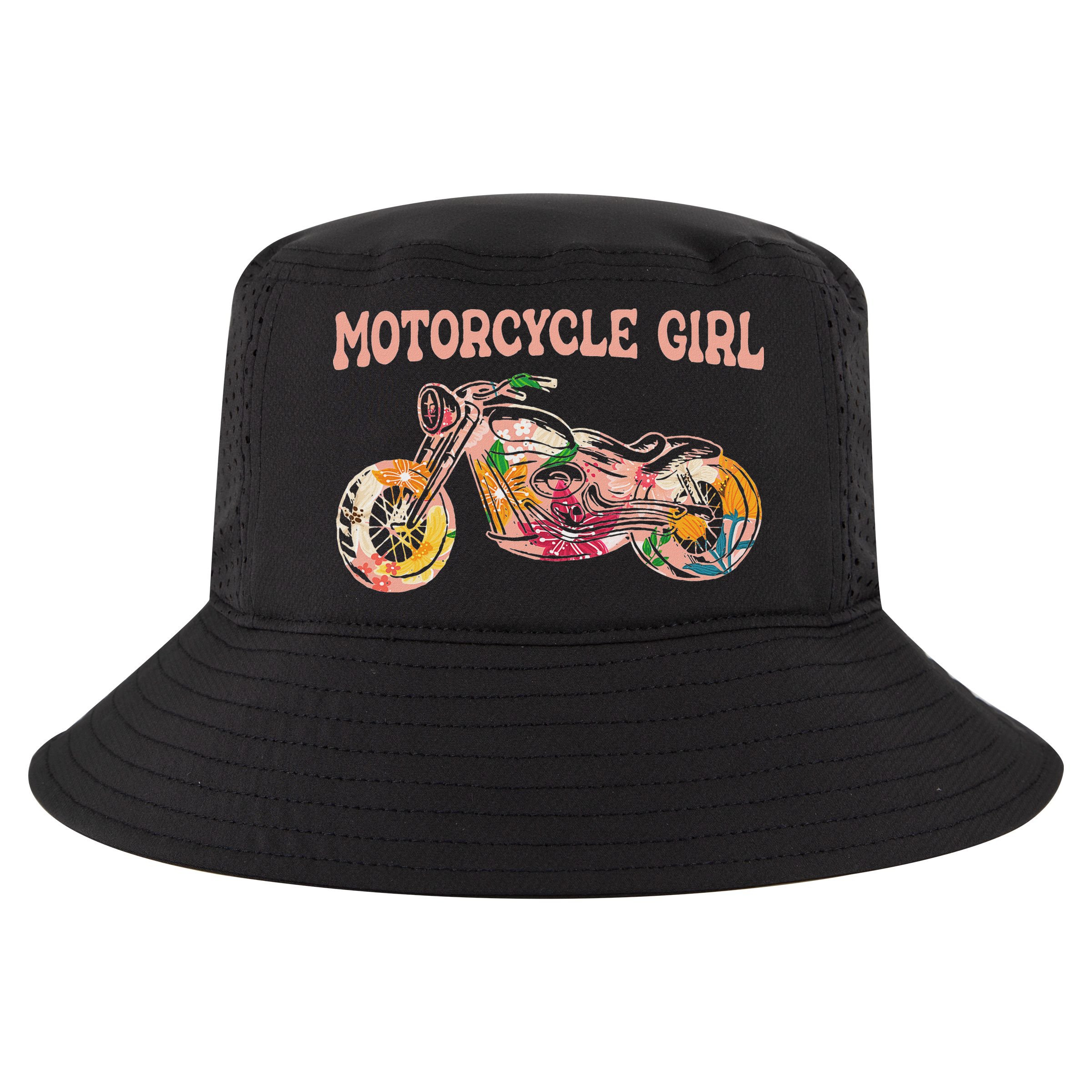 Funny Motorcycle Motorbike Fan Motorcycle Girl Cool Comfort Performance Bucket Hat