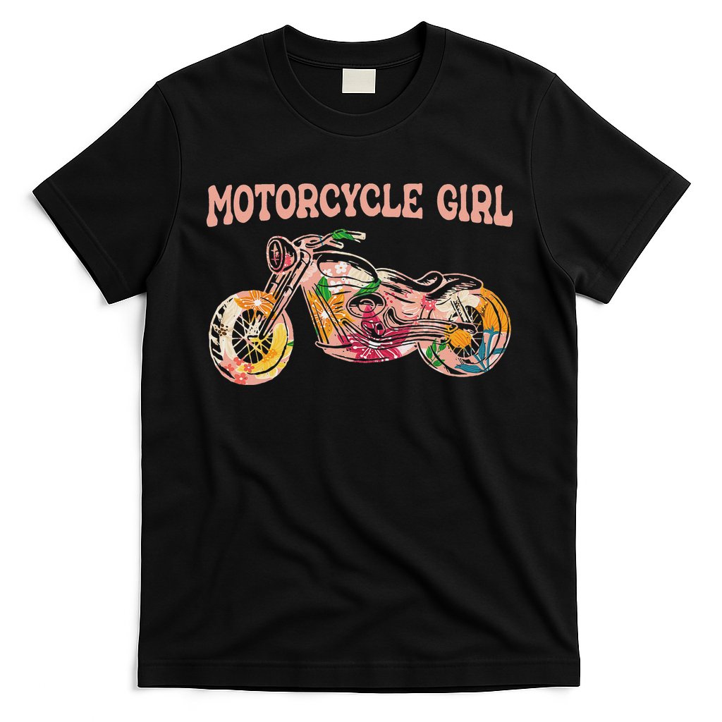Funny Motorcycle Motorbike Fan Motorcycle Girl T-Shirt